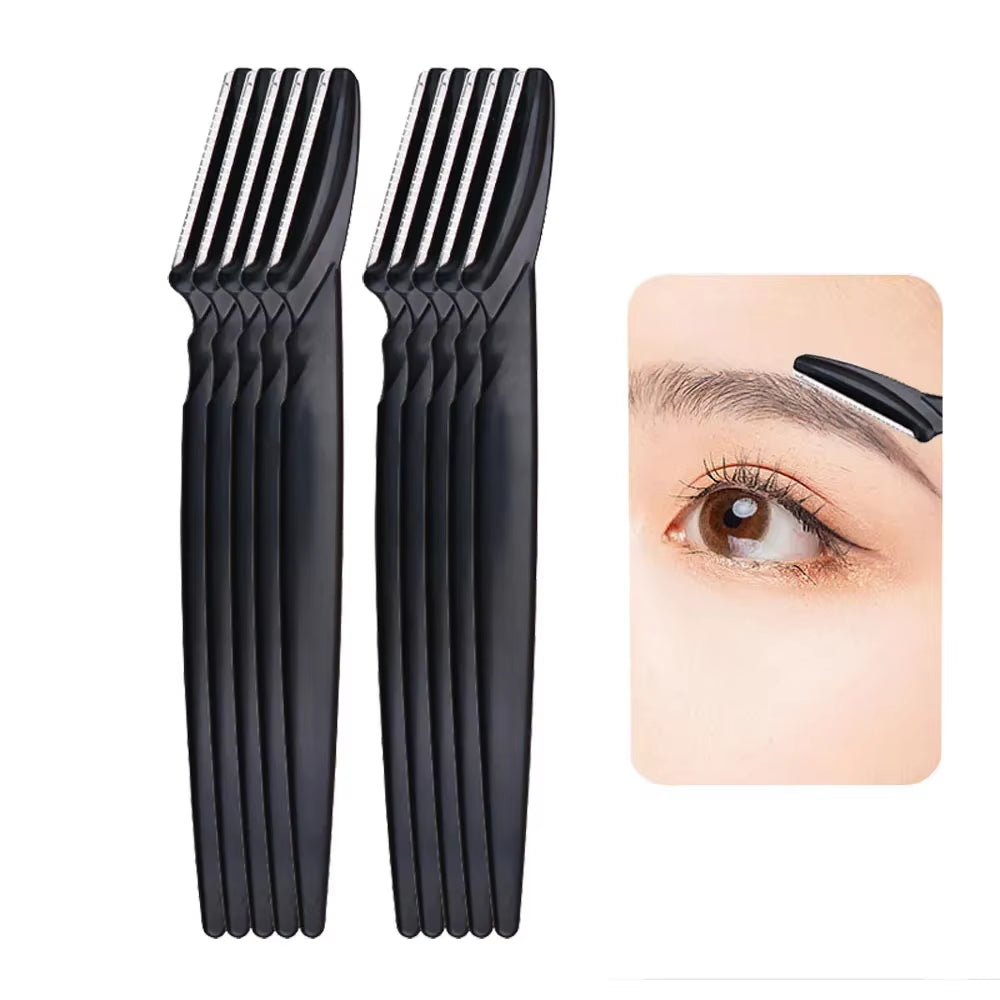 Makeup Tools Eyebrow Trimmer Knives Portable Face Razor Hair Remover Cutter Brow Epilation Hair Removal Eye Shaver Blades